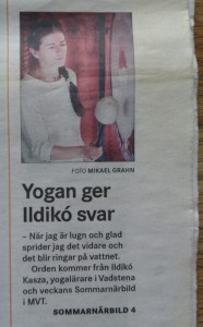 Yogan ger Ildikó svar