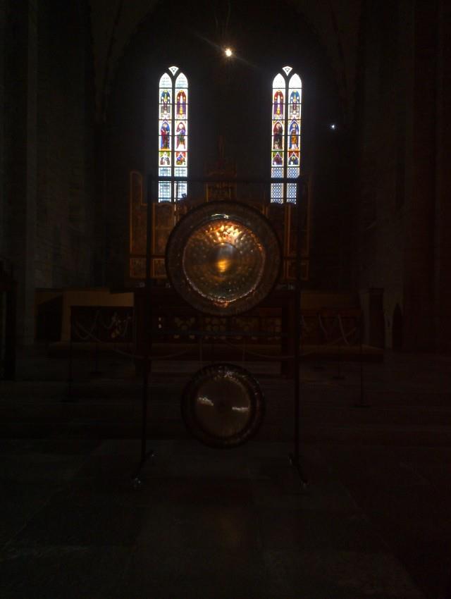 Gongarna på besök i Vadstena Klosterkyrka